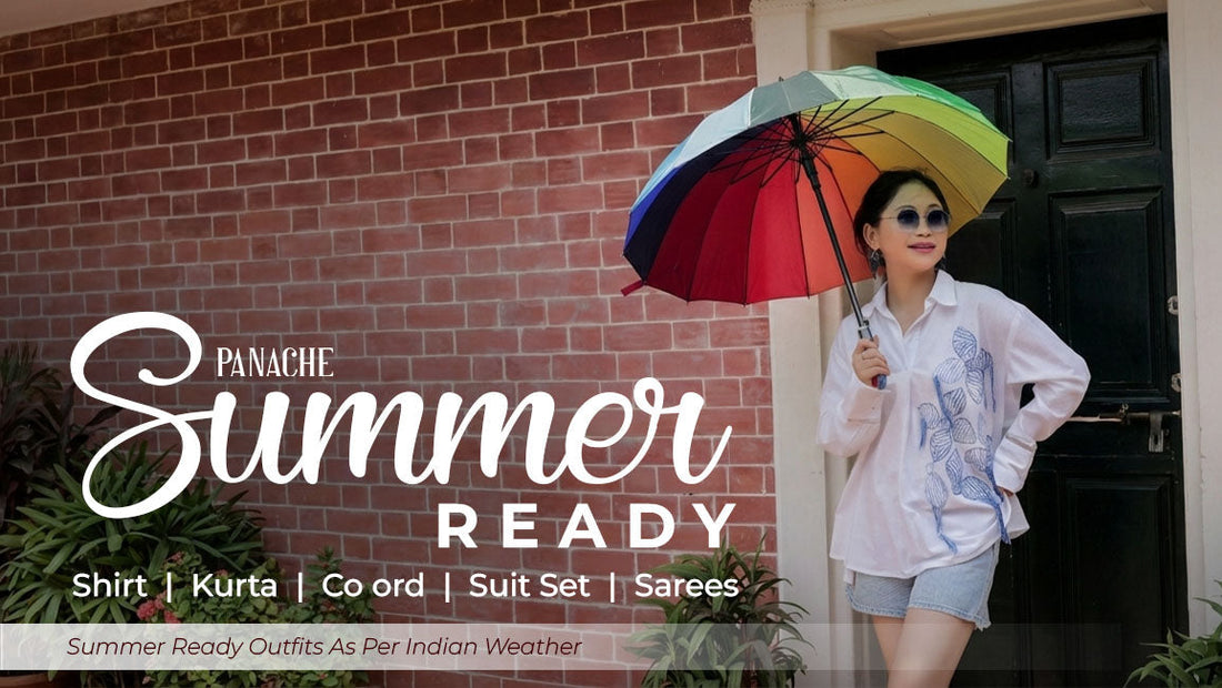 a women in white shirt with umbrella in outdoor summer weather